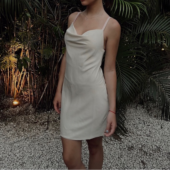 UO Mallory Cowel Slip Dress - Picture 1 of 4
